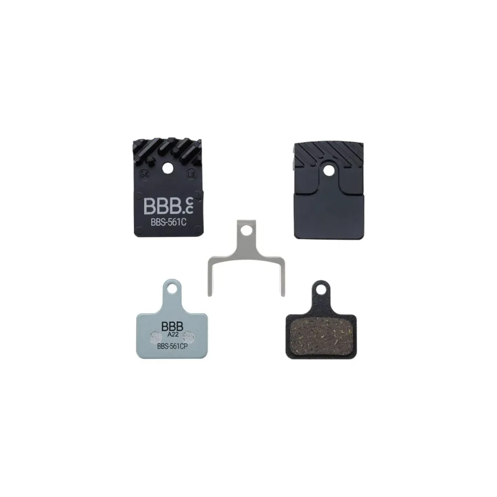 Organické podložky BBB s ploutvemi pro Shimano R9270/R9170/R8170/R8700/R7070/GRX810