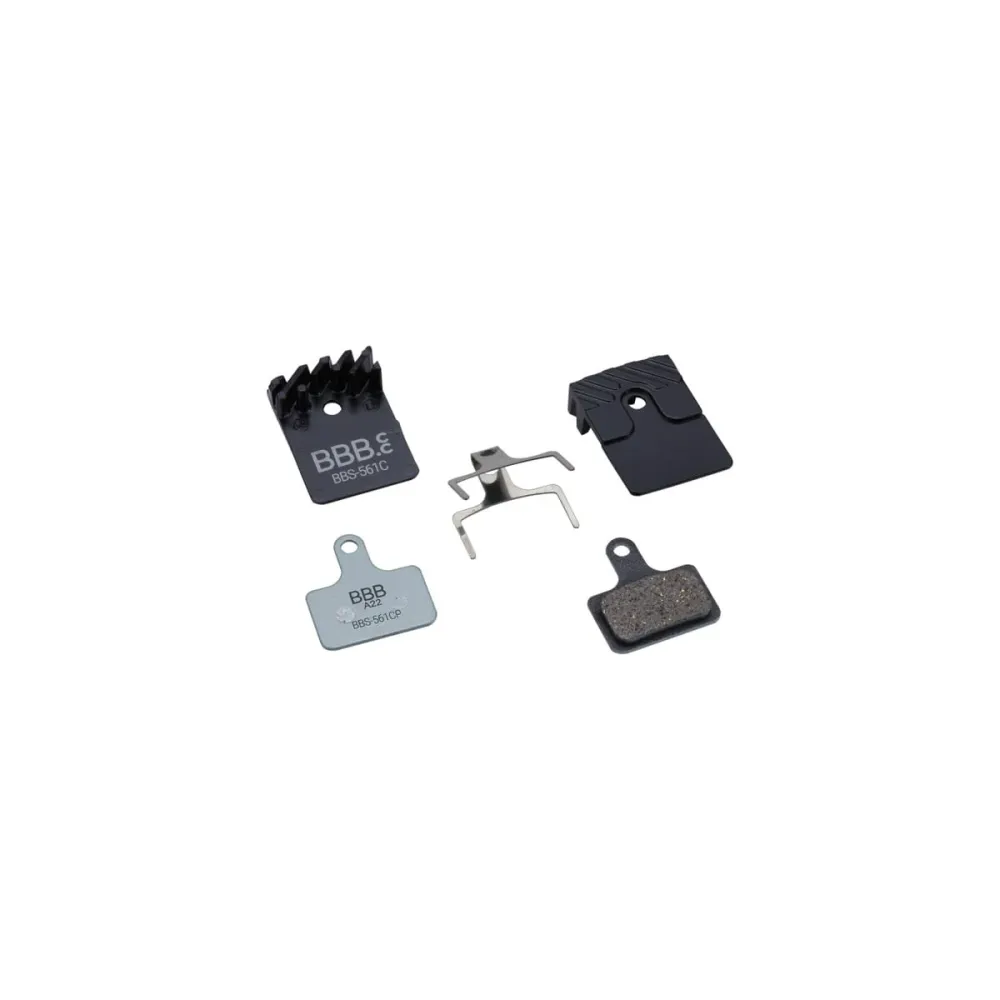 Organické podložky BBB s ploutvemi pro Shimano R9270/R9170/R8170/R8700/R7070/GRX810