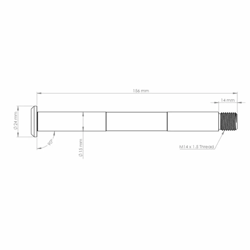 Osa předního kola BURGTEC pro vidlici FOX 15x110 mm Boost Avant 2021 Blue