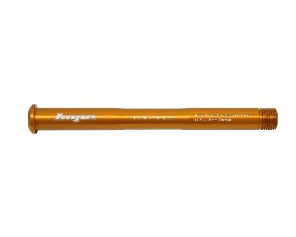 Osa předního kola HOPE pro vidlice ROCKSHOX Pike/Lyric/Zeb Orange