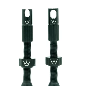 PEATY'S x Chris King MK2 Presta 60 mm bezdušové ventilky (x2) černé