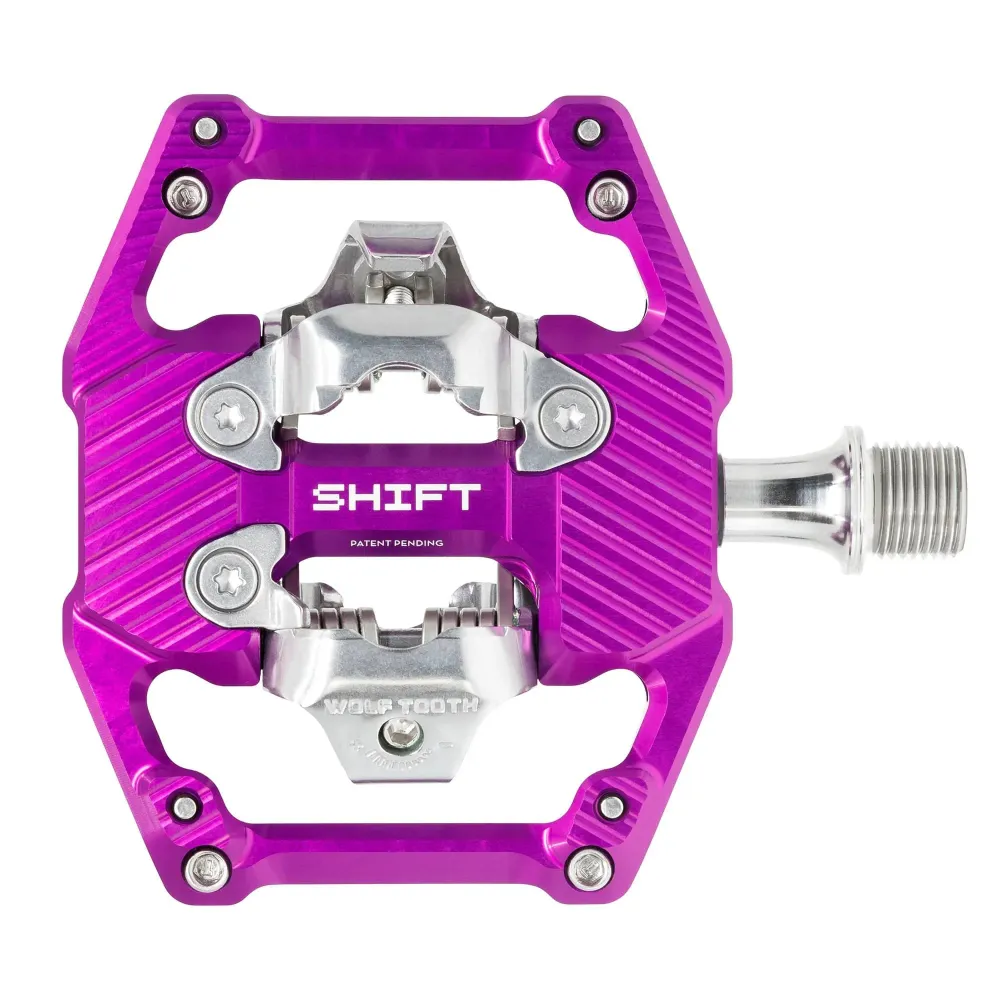 Pedály WOLF TOOTH GRAVITY CLIPLESS Violet