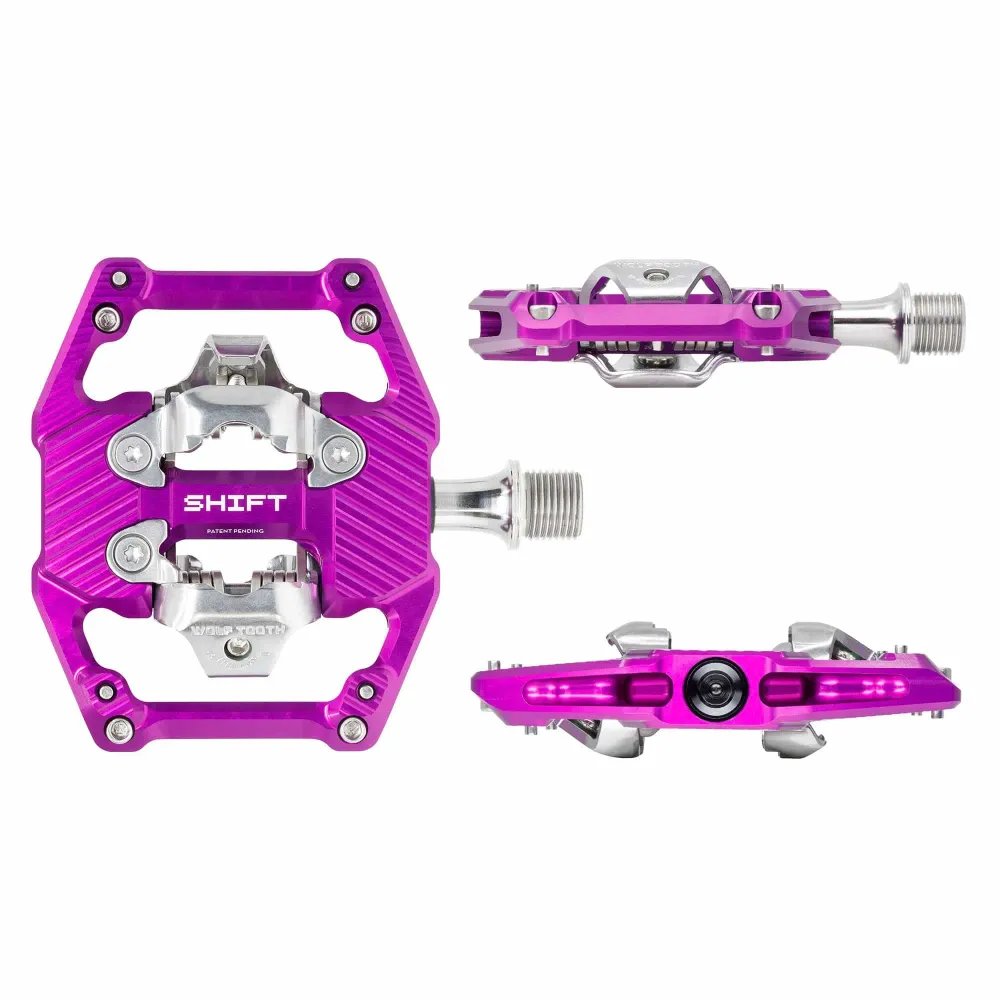 Pedály WOLF TOOTH GRAVITY CLIPLESS Violet