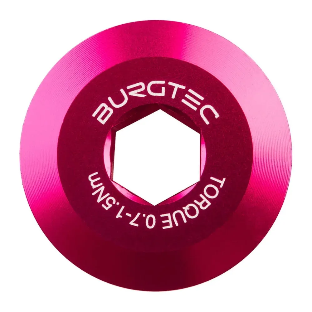 Předpínací šroub BURGTEC pro klikovou sadu Shimano HOLLOWTECH 2 Violet