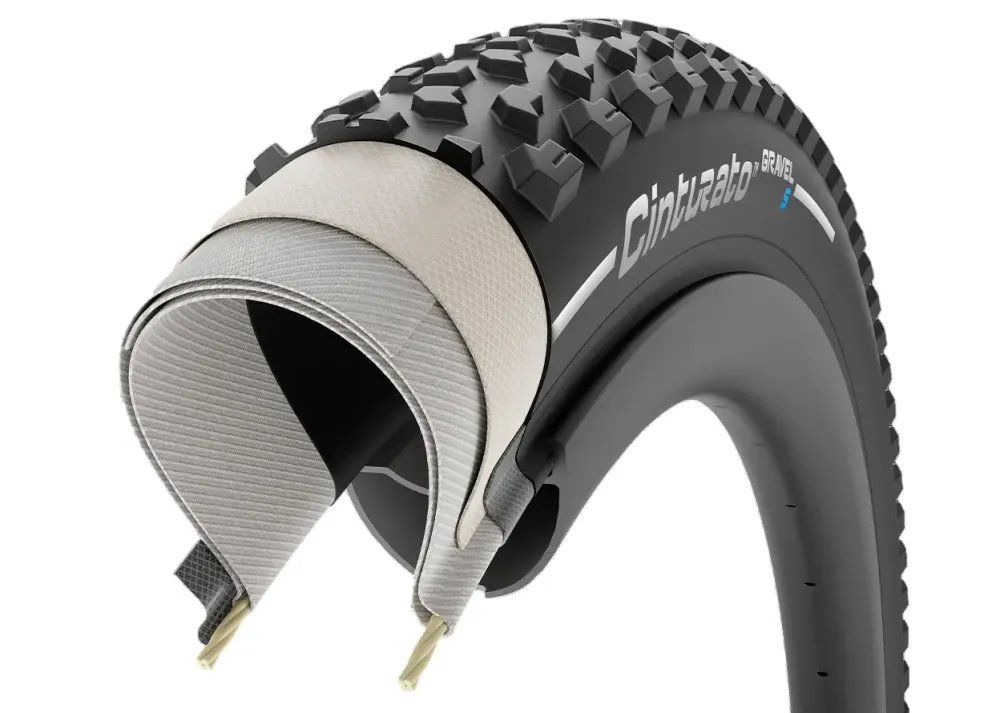PIRELLI CINTURATO GRAVEL S 700x40c Tubeless Ready Classic Beige pneumatika