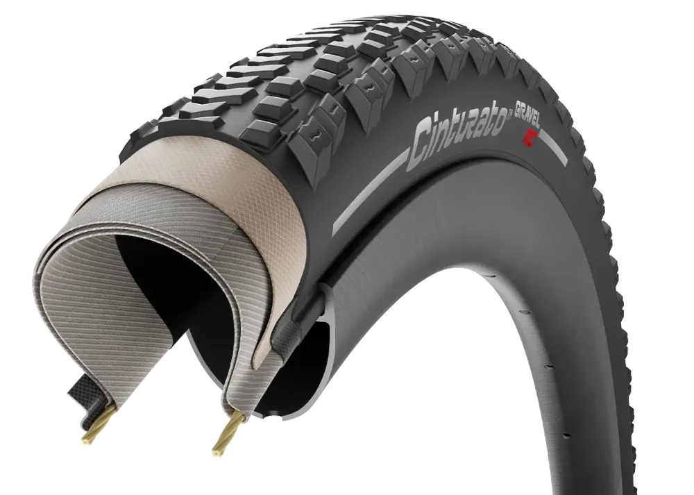 PIRELLI CINTURATO GRAVEL RC 700x45c Tubeless Ready Black pneumatika