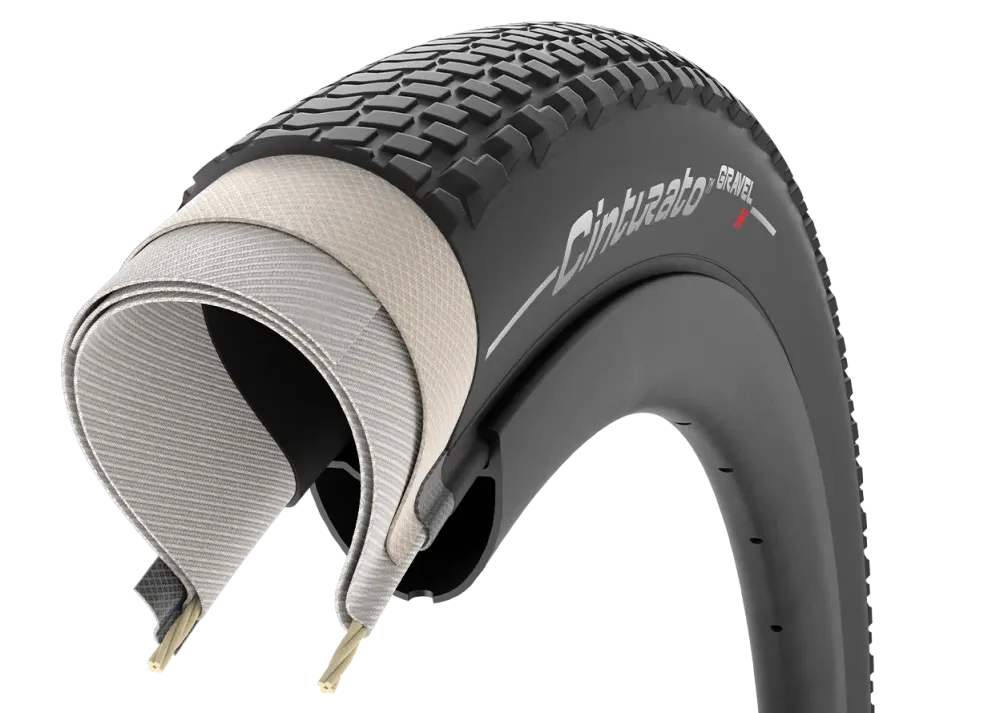 PIRELLI CINTURATO GRAVEL H 700x50c Tubeless Ready Classci Beige pneumatika