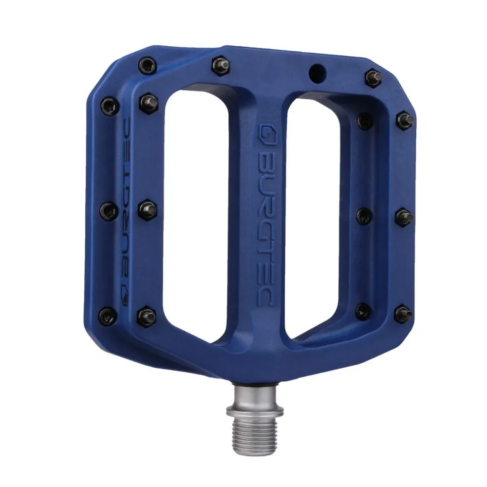 Ploché pedály BURGTEC MK4 Composite Deep Blue