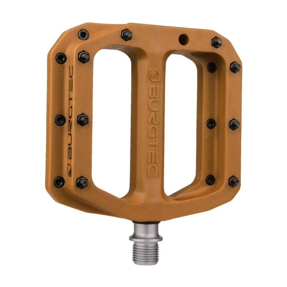 Ploché pedály BURGTEC MK4 Composite Kash Bronze