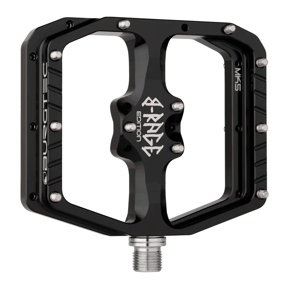 Ploché pedály BURGTEC PENTHOUSE FLAT MK5 B-RAGE EDITION Black