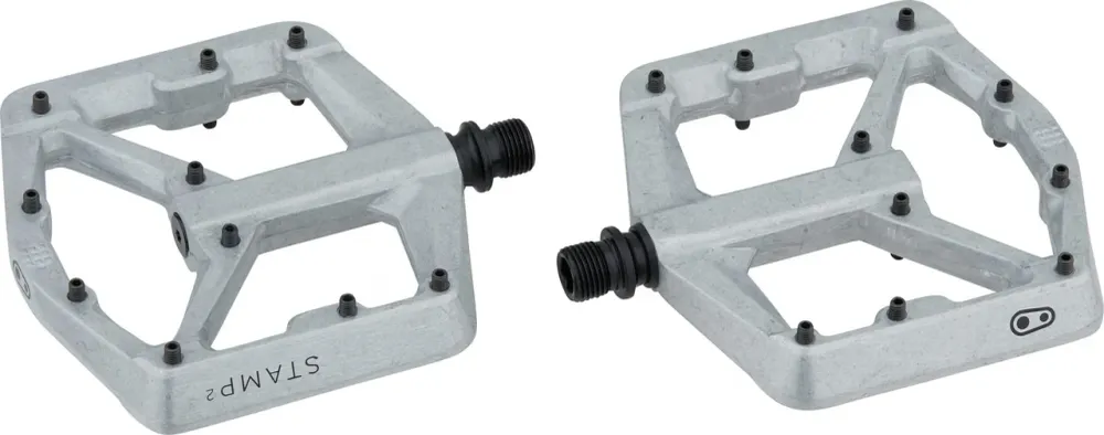 Ploché pedály CRANKBROTHER STAMP 2 Small Silver