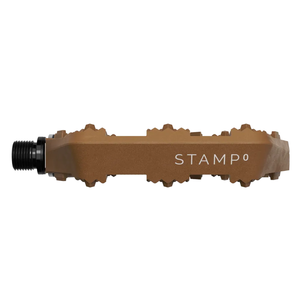 Ploché pedály CRANKBROTHERS STAMP 0 Large Brown