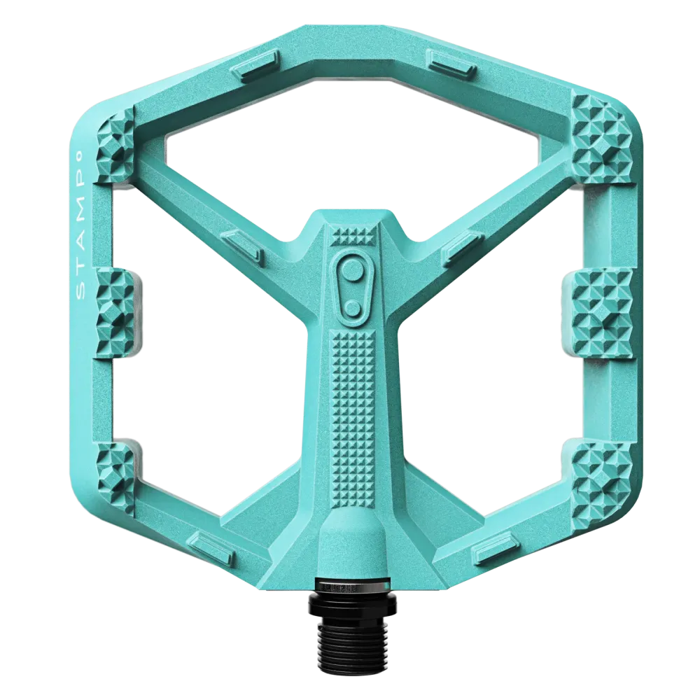 Ploché pedály CRANKBROTHERS STAMP 0 Large Turquoise