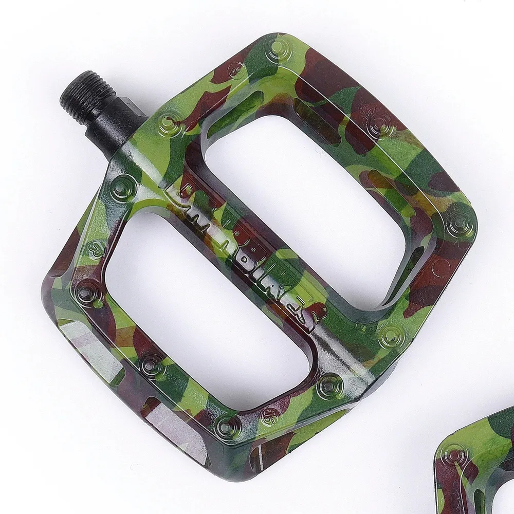 Ploché pedály DMR V6 Camo Green