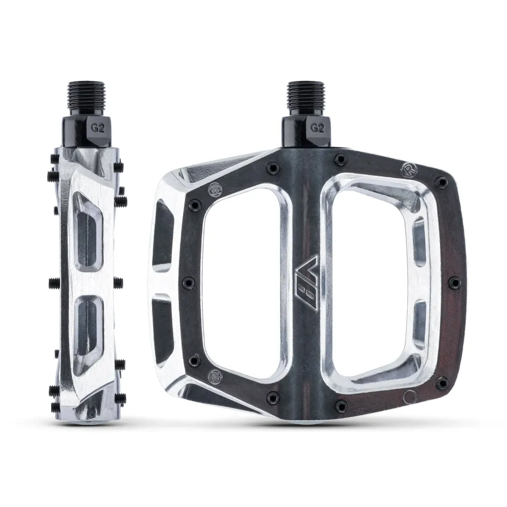 Ploché pedály DMR V8 Silver
