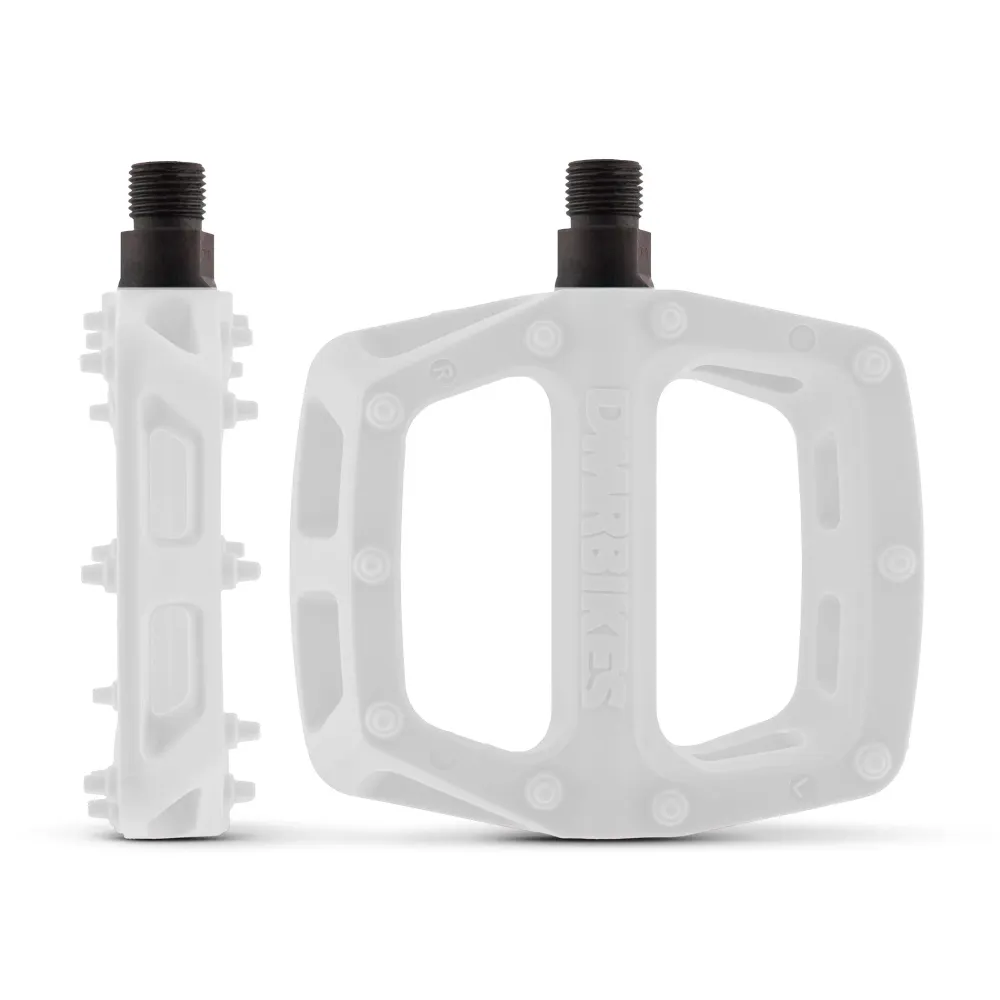 Ploché pedály DMR V6 White