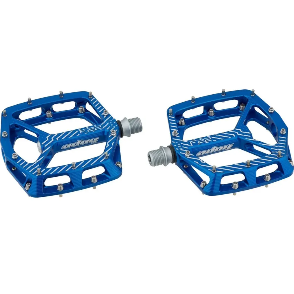 Ploché pedály HOPE F22 Blue