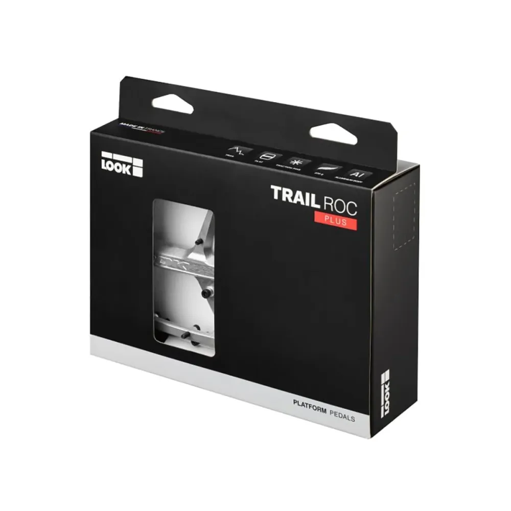 Ploché pedály LOOK TRAIL ROC Plus Silver