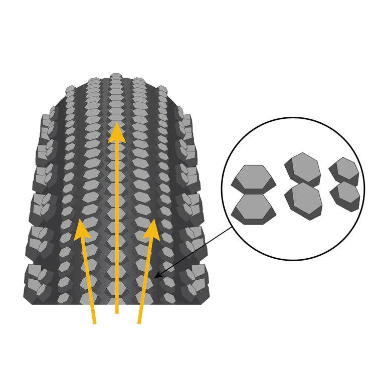Pneumatika ENVE HEX CARAPACE 700x44c Tubeless Ready Beige