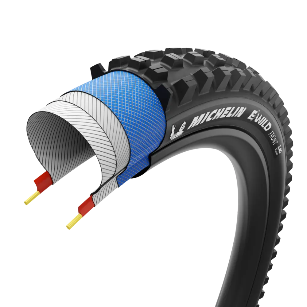 Pneumatika MICHELIN E-WILD FRONT Performance Line 29x2.60 Tubeless Ready Soft Black