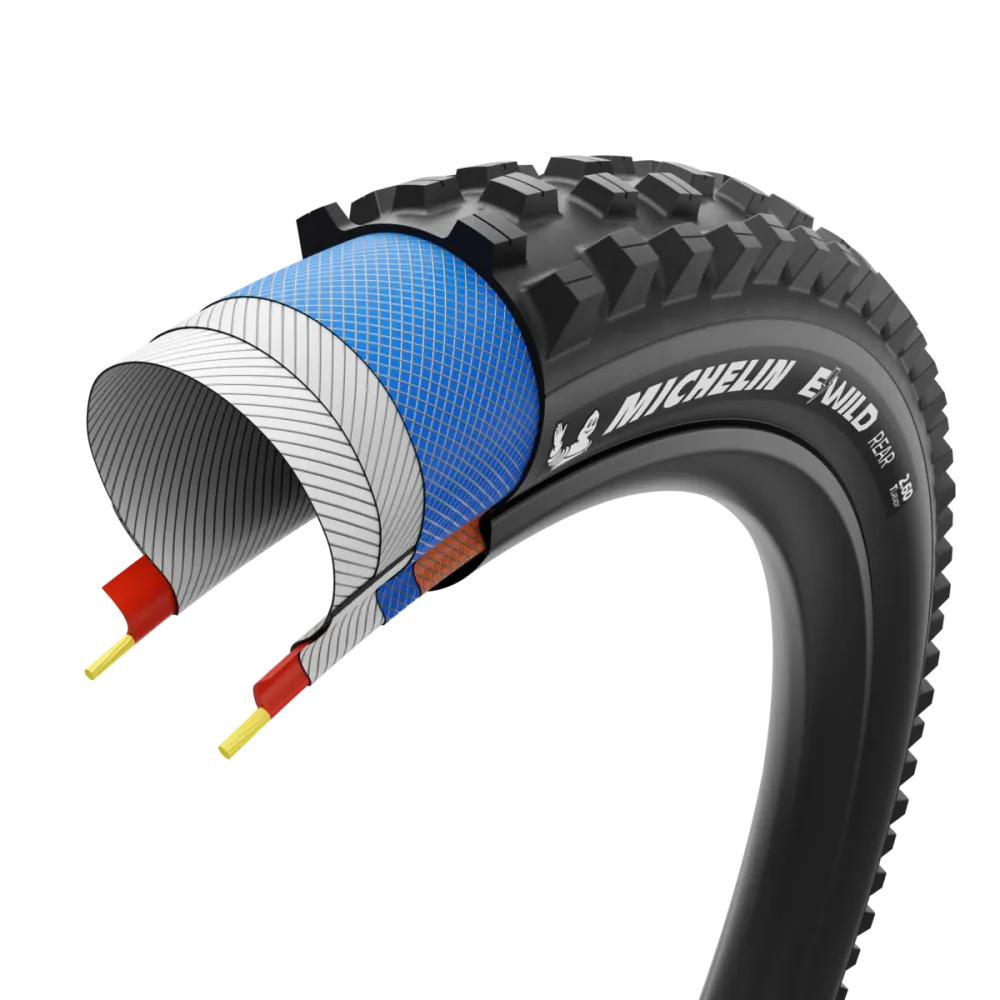 Pneumatika MICHELIN E-WILD REAR Performance Line 29x2.60 Tubeless Ready Soft Black