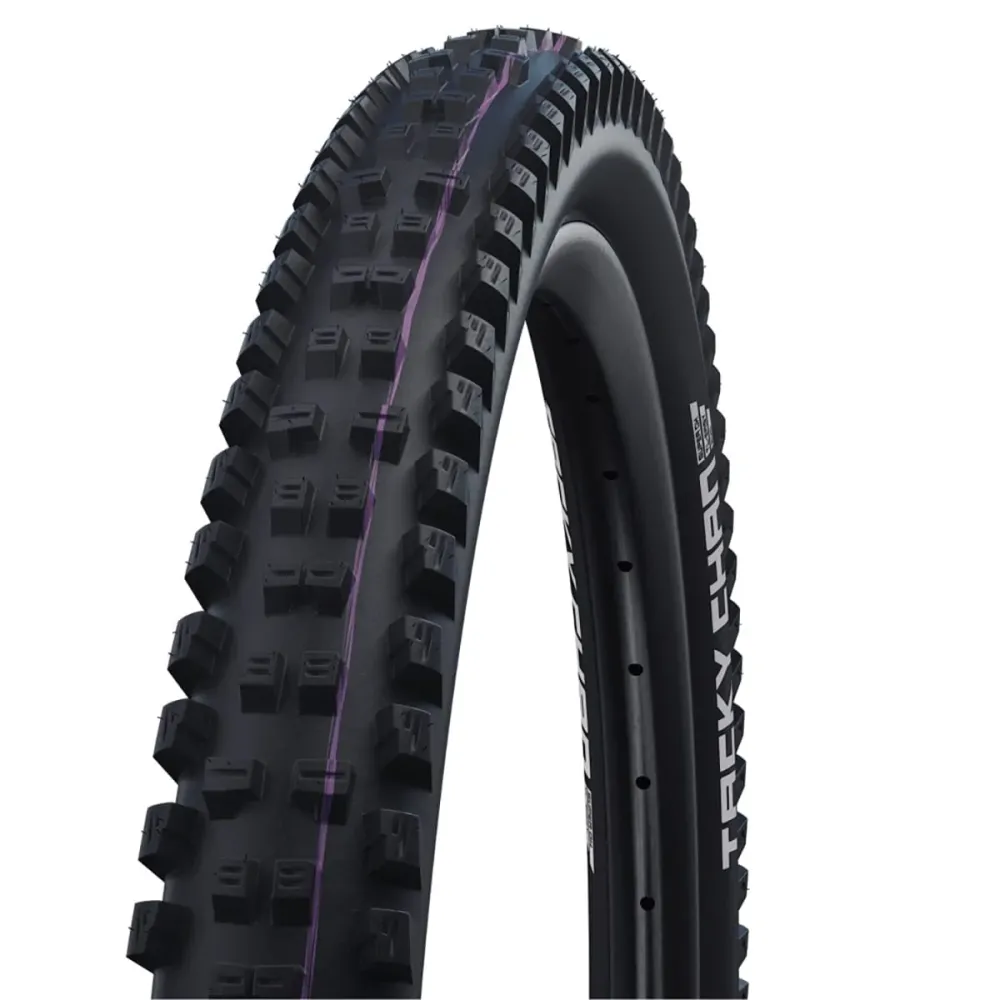 Pneumatika SCHWALBE TACKY CHAN 27.5x2.40 ADDIX ULTRASOFT SUPERDOWNHILL Tubeless Ready Soft Black