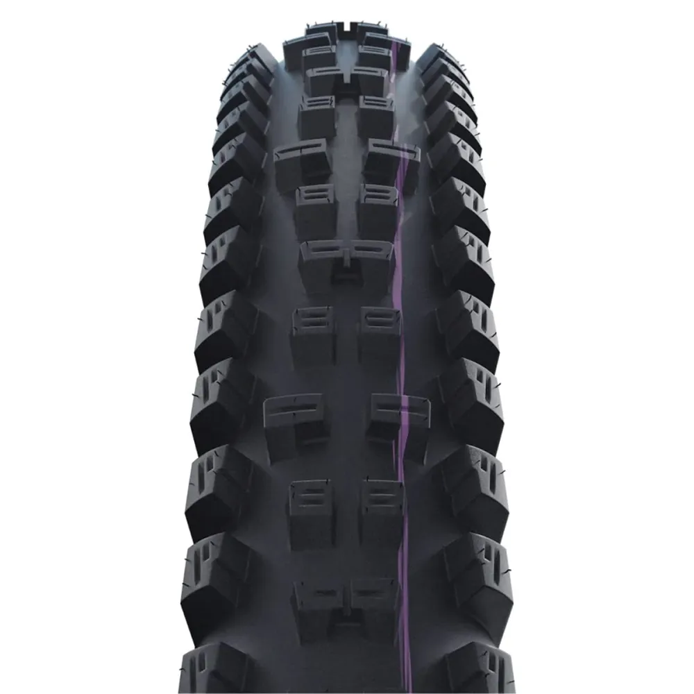 Pneumatika SCHWALBE TACKY CHAN 27.5x2.40 ADDIX ULTRASOFT SUPERDOWNHILL Tubeless Ready Soft Black