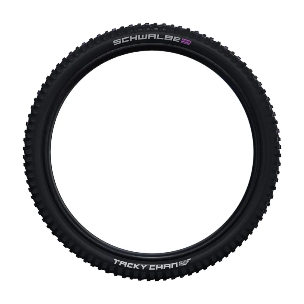 Pneumatika SCHWALBE TACKY CHAN 27.5x2.40 ADDIX ULTRASOFT SUPERDOWNHILL Tubeless Ready Soft Black
