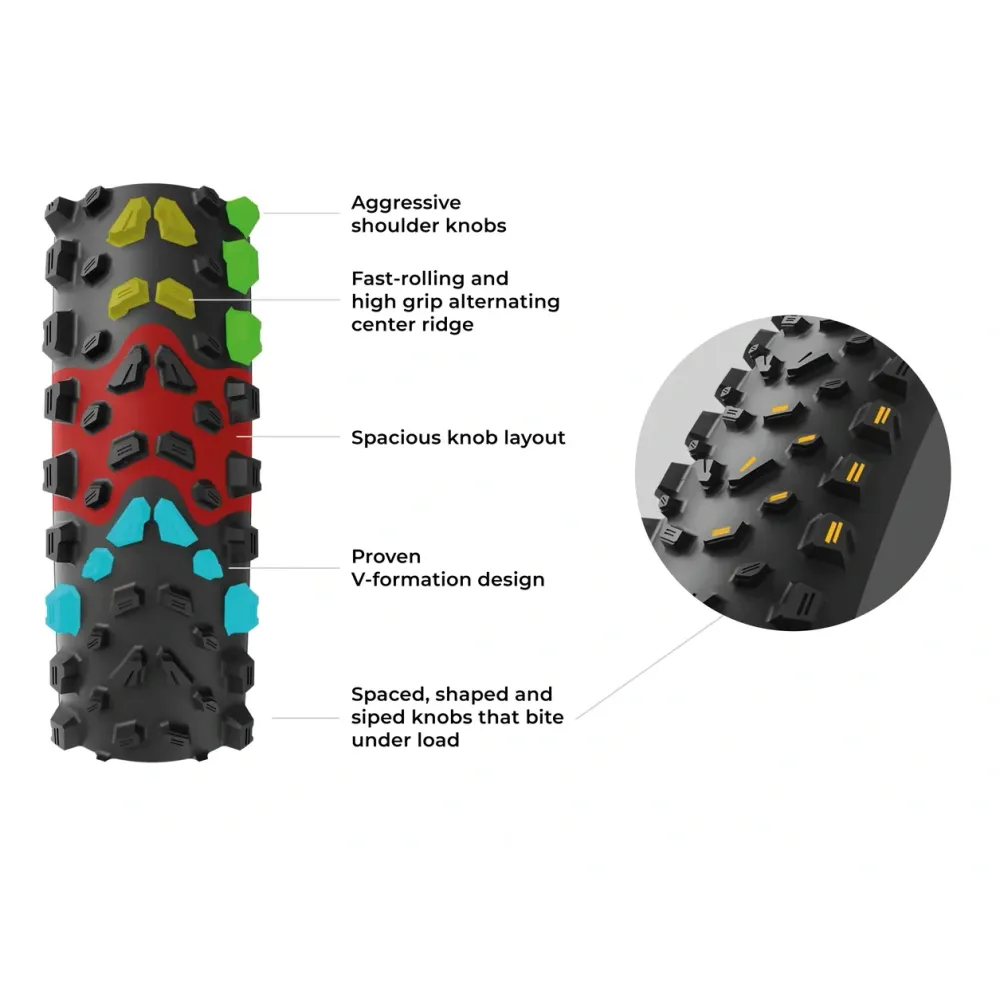 Pneumatika VITTORIA SYERRA TRAIL 29x2.60 4C Graphene 2.0 Tubeless Ready Soft Black