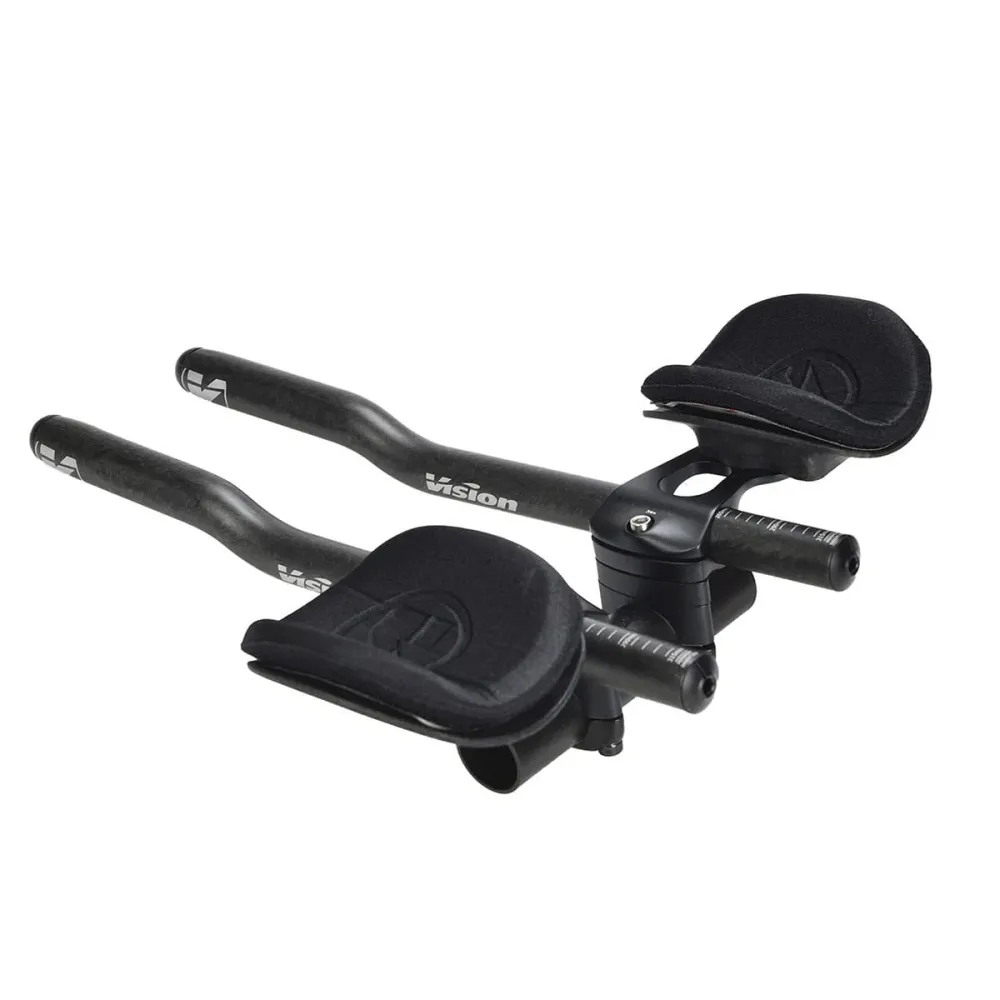 Prodlužovací nástavce VISION TRIMAX S-BEND Clip-On - Carbon