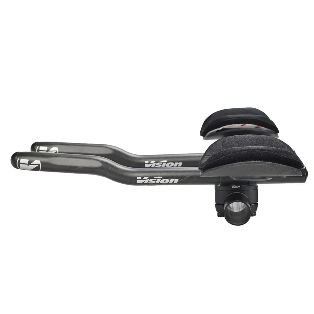 Prodlužovací nástavce VISION TRIMAX S-BEND Clip-On - Carbon