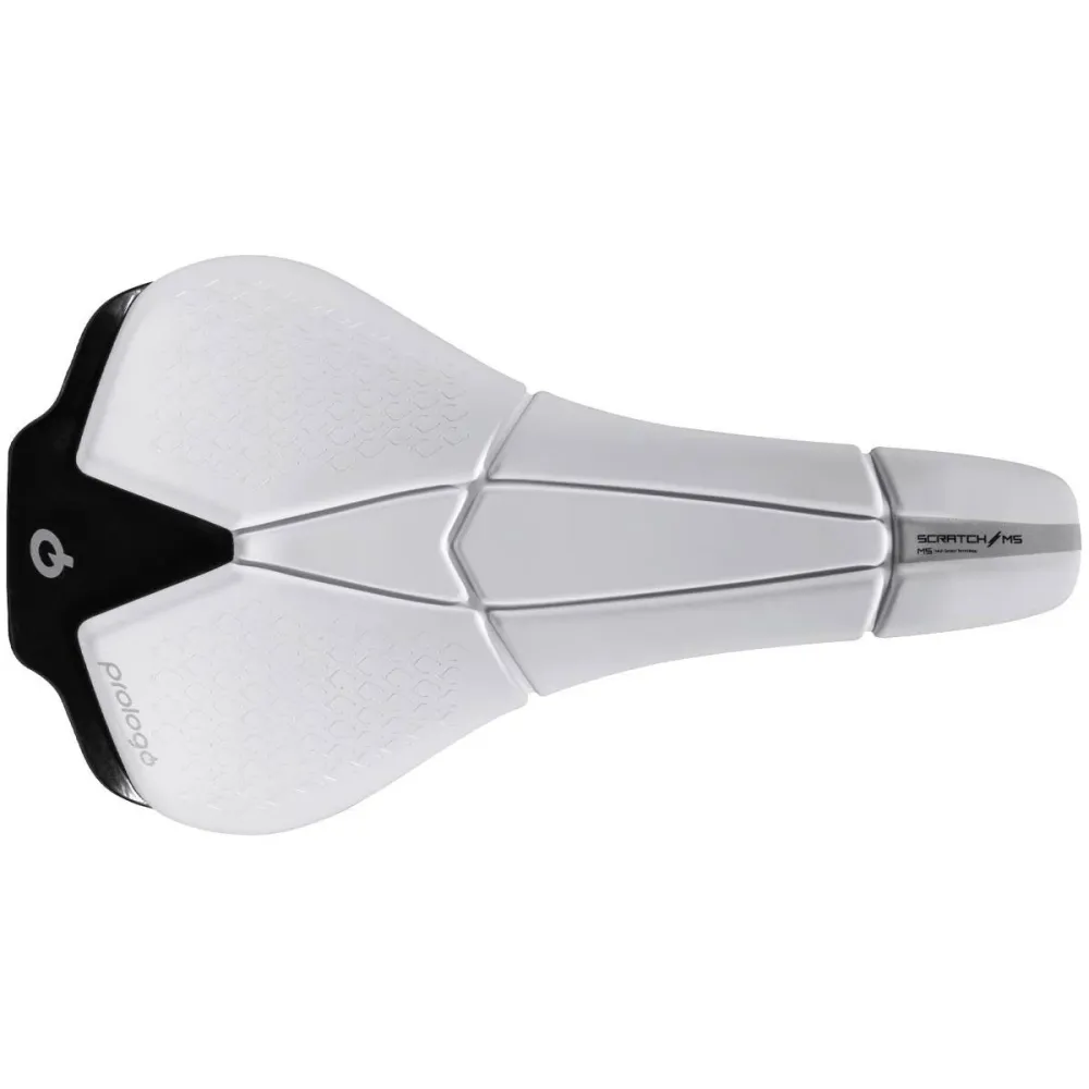 PROLOGO SCRATCH M5 Carbon Sedlo 140mm široké bílé
