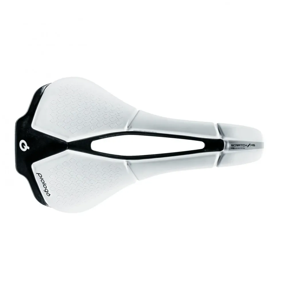 PROLOGO SCRATCH M5 PAS Carbon Sedlo 140mm široké bílé