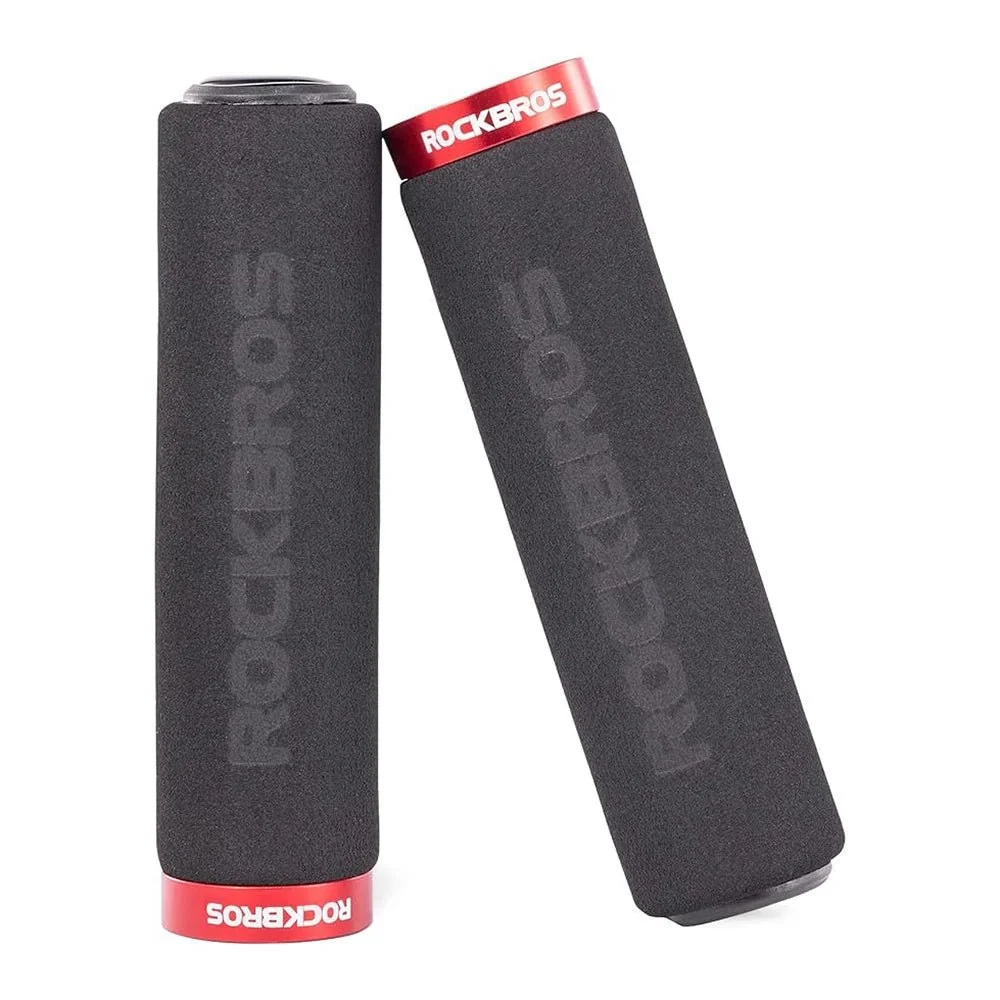 Rockbros BT1001BKRD Rukojeti řídítek kola z pěny - černá červená