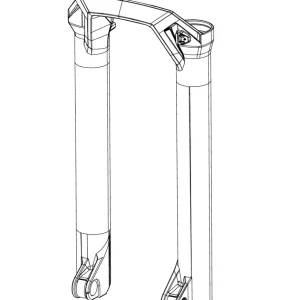 ROCKSHOX BOXXER D1 (2024+) 29" černé vidlice