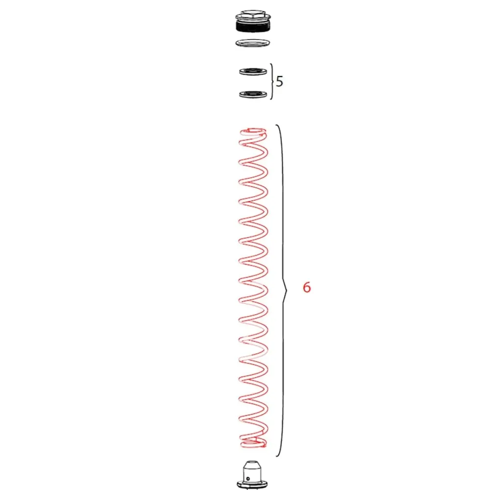 ROCKSHOX DOMAIN Single Tee Medium Vidlicová pružina