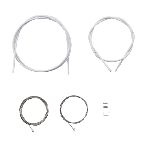 Sada brzdových kabelů hadic SHIMANO PTFE White