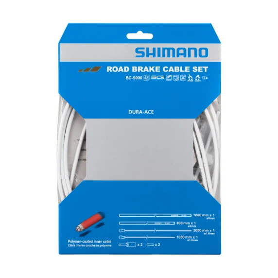 Sada brzdového lanka hadice SHIMANO DURA-ACE 9000 White
