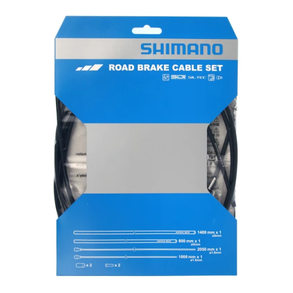 Sada brzdového lanka hadice SHIMANO PTFE černá