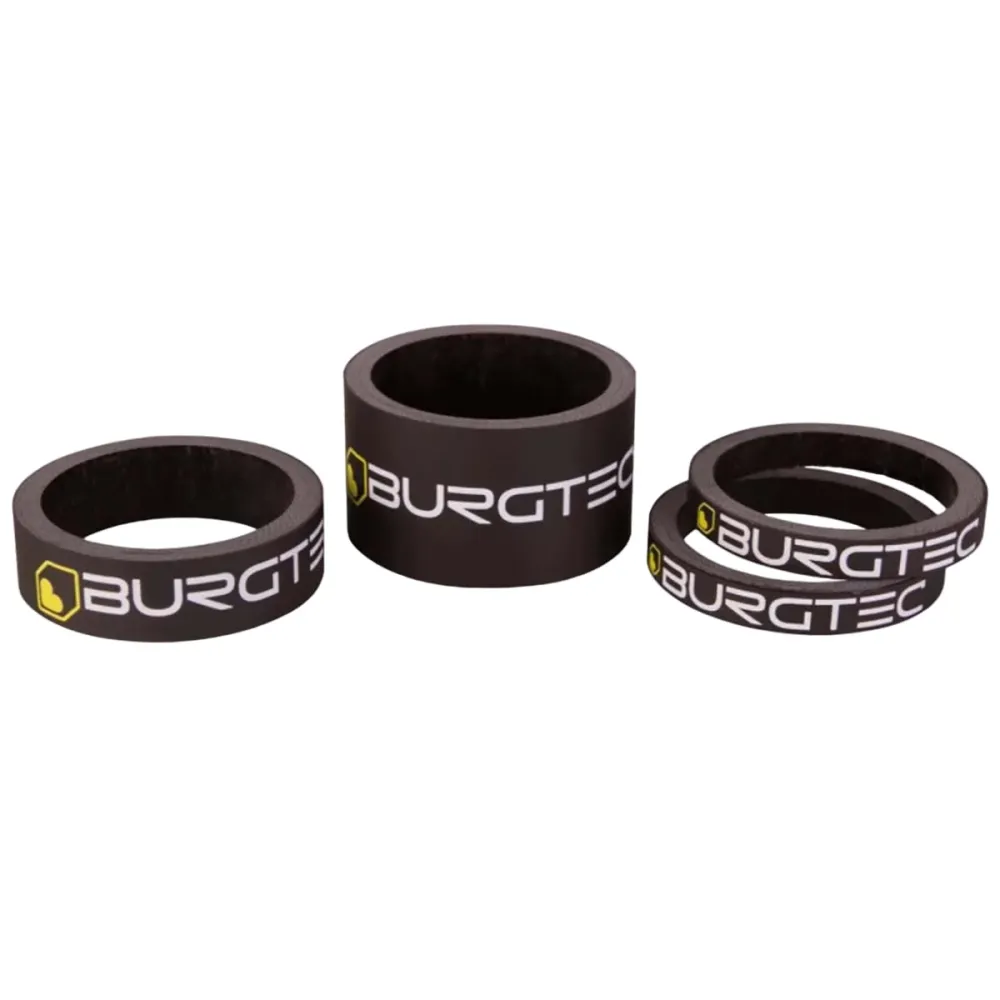 Sada distančních podložek pod hlavové složení BURGTEC Carbon UD 1"1/8