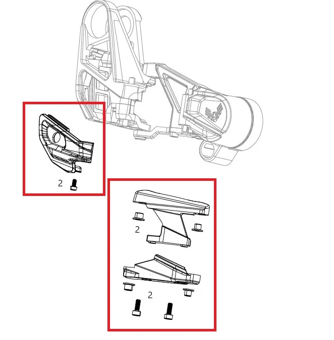 Sada ochrany přehazovačky SRAM X0 T-Type Eagle AXS