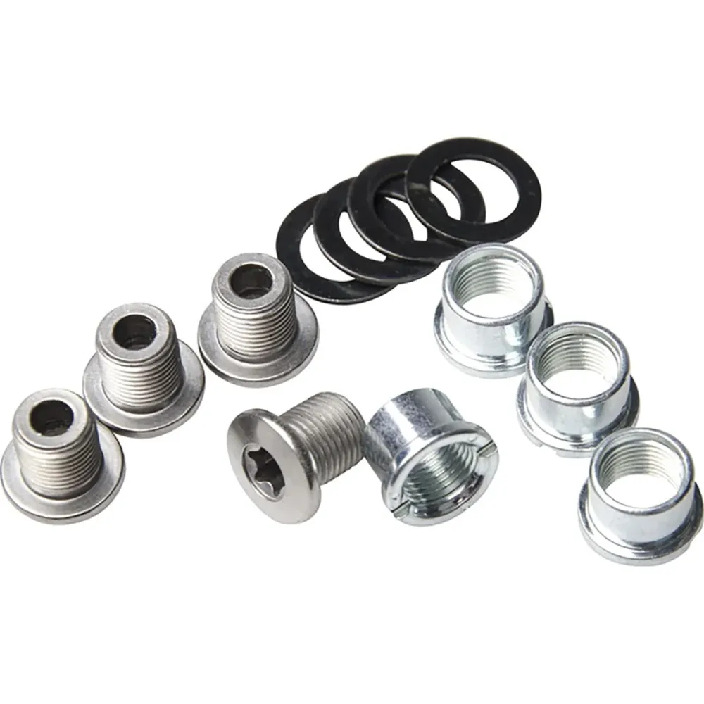 Sada 4 šroubů M8x8,5 mm komínků pro klikovou sadu SHIMANO ZEE FC-M640