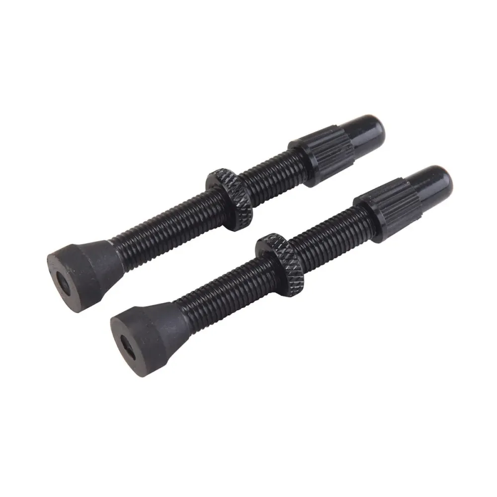 Sada 2 ventilků VAR Presta Aluminium 44 mm Black