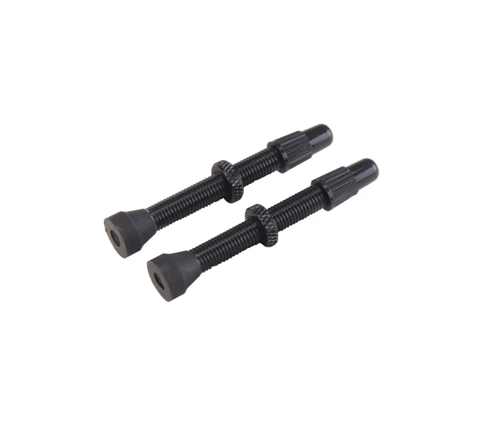 Sada 2 ventilků VAR Presta Aluminium 44 mm Black