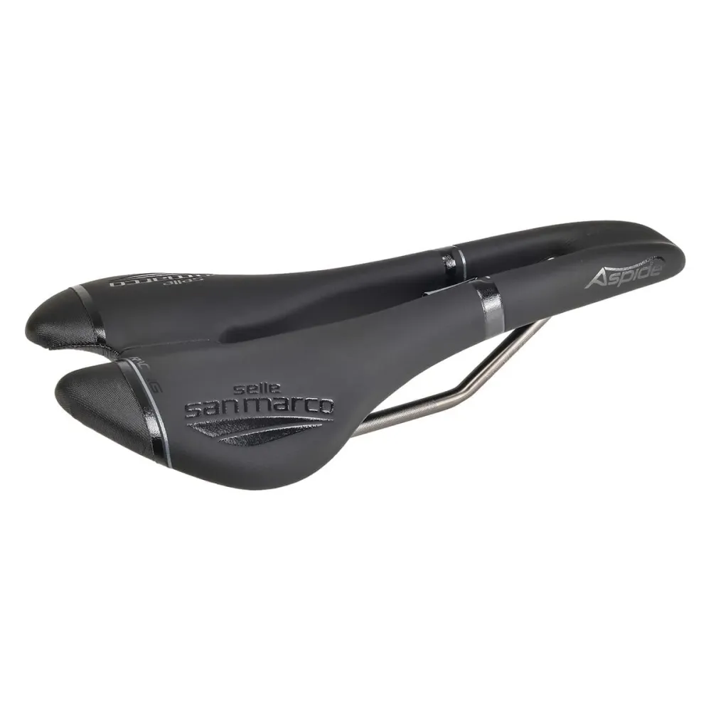 SAN MARCO ASPIDE RACING OPEN FIT NARROW Rails Xsilite Saddle Black