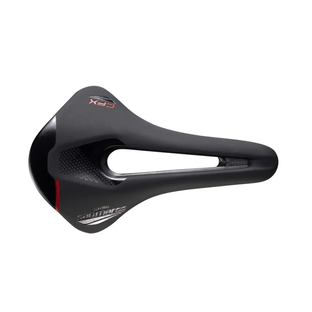 SAN MARCO SHORTFIT 2.0 OPEN-FIT CARBON FX Úzké kolejnice Karbonové sedlo