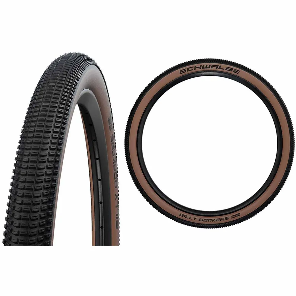 SCHWALBE BILLY BONKERS 26x2.10 ADDIX Tubetype Soft Black/Brown pneumatika