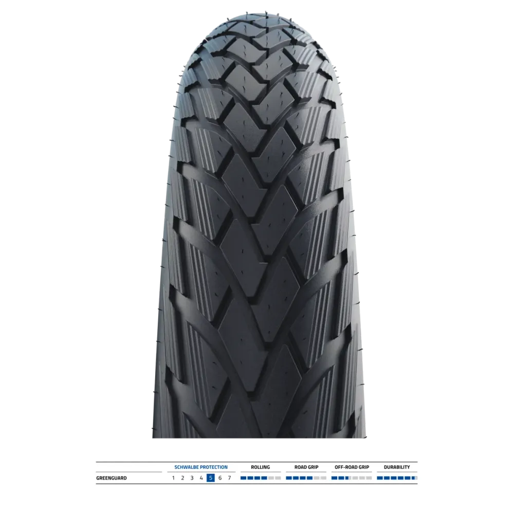 SCHWALBE GREEN MARATHON 27.5x2.15 ADDIX ECO GreenGuard Tubetype Tuhá pneumatika