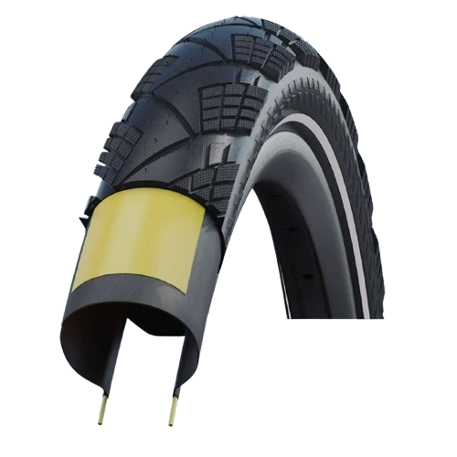 SCHWALBE MARATHON EFFICIENCY 700x50 ADDIX V-Guard Reflex TubeType Soft Black pneumatika