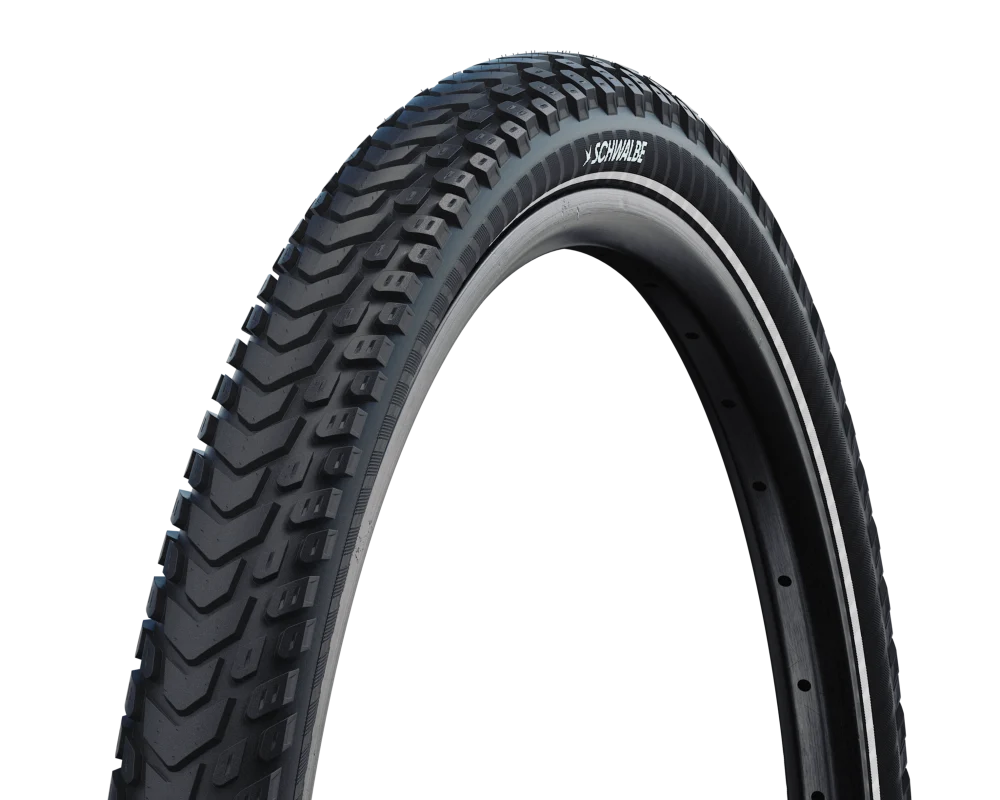 SCHWALBE MARATHON MONDIAL 700x42 ADDIX V-Guard Reflex TubeType Soft Black pneumatika